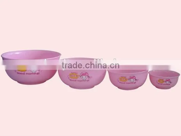 Four-piece Round Type Microwave Safe Plastic Bowl photo-3