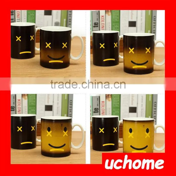 UCHOME 11oz Smile Color Changing Mug Customized Magic Heat Sensitive Mug photo-5