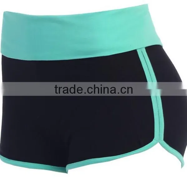 Cheap Sportswear Women and Juniors Athletic Jogging Tight Exercising Sexy Hot Yoga Running Shorts With Track Curves Trimming photo-2