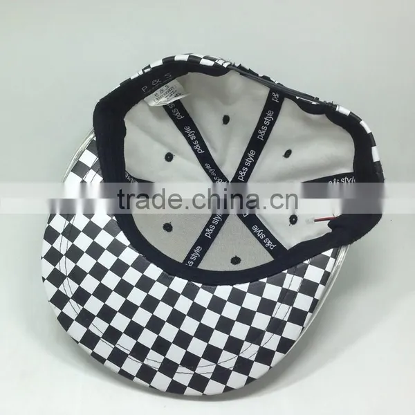 Damier Led Snapback Cap Flat And Short Brim Hip-Hop LED Cap photo-4