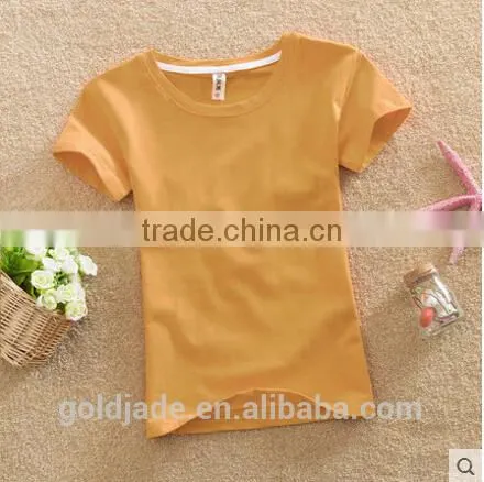 Customized Manufactorying Plain Ladies Short-sleeve T Shirt photo-2