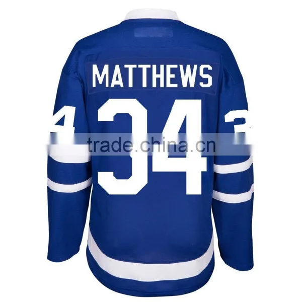 Sublimate Goalie Cut Toronto Maple Leaf Hockey Jersey photo-2