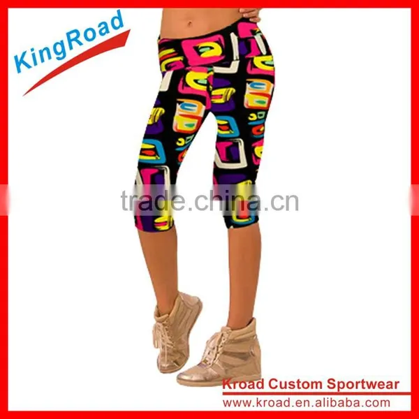 Factory Custom Women New Design Yoga Pants and Fitness Capri Leggings photo-3