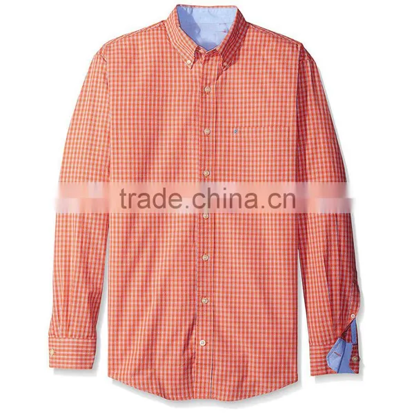 2017 High Quality Low Price School Casual Flannel Plaid Shirt photo-3