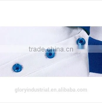 Summer Fashion Men's Two Color Polo Shirt Design With Combination photo-4