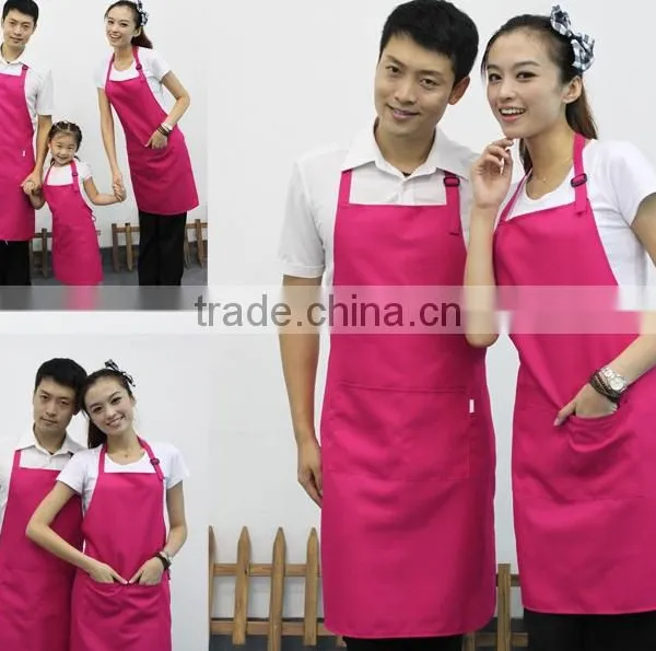 Custom Aprons Korean Solid Color Home Aprons Brown Advertising Apron Custom Printed LOGO photo-2