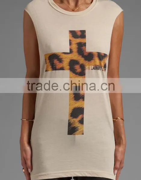 Leopard Print Tank Top no Bra photo-4