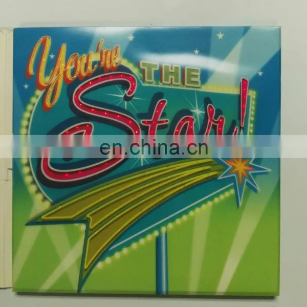 Wholesale Handmade Custom Musical Bulk Christmas Greeting Card With Led Light photo-5