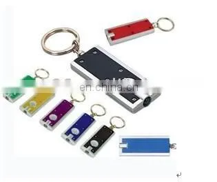 LED Light up Flashlight Keychain White Led Bulb