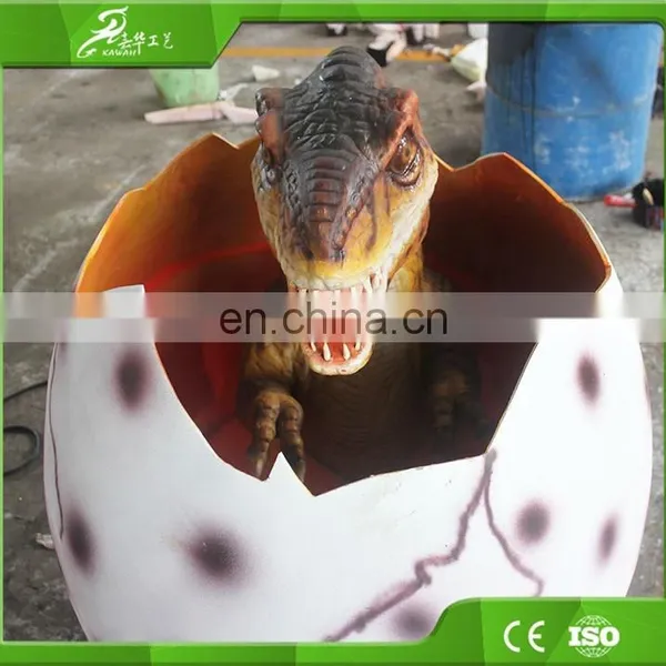 KAWAH Animatronic Dinosaur Egg Lifelike Growing Fiberglass Dinosaur Egg For Sale photo-4