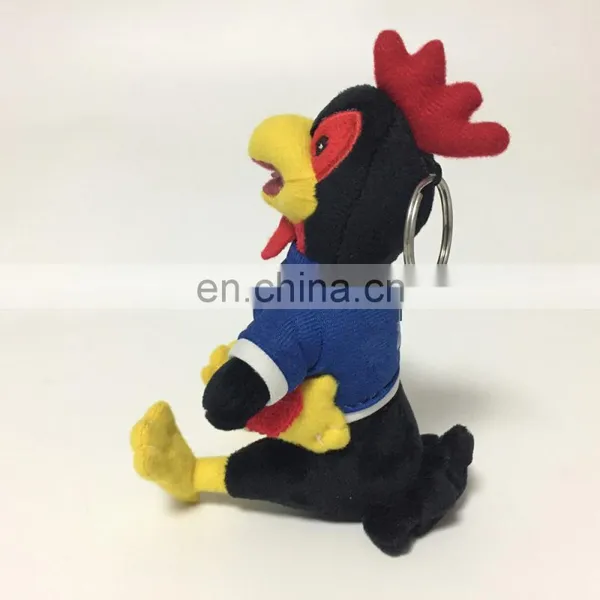 2017 New Type Mascot Plush Stuffed Rooster Chicken Cute Soft Keychain Toy photo-5