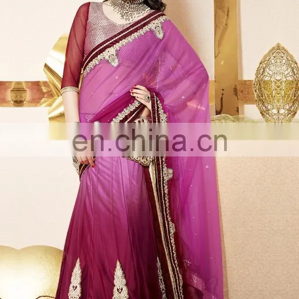 Party Wear Half&Half Saree. photo-2