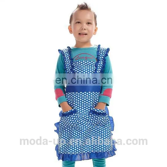 Printed Apron With Lace for Children photo-3