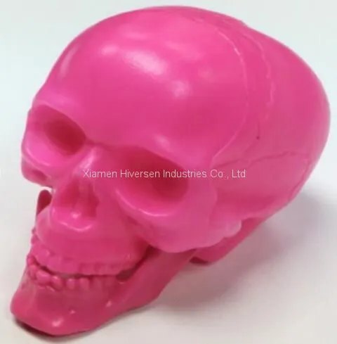Cheap 4'' Resin Skull for Halloween Party Plastic Skull Head
