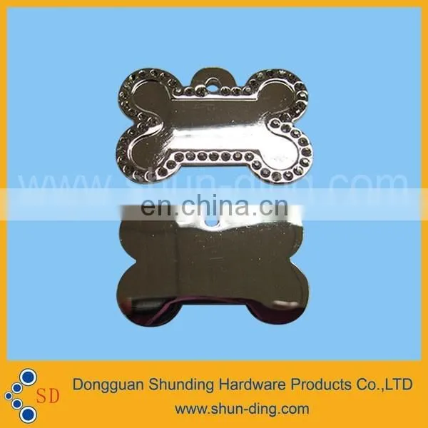 Cute Stainless Steel Sublimation Blank Metal Pet Tag