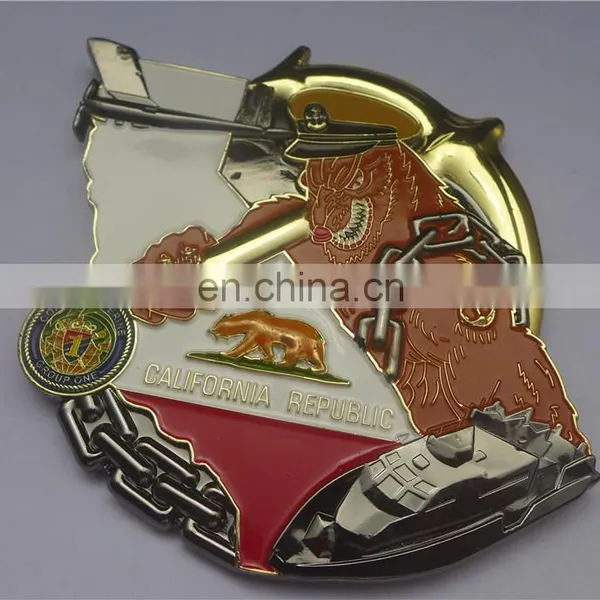 2016 Iron Sport Medallion Army Cap Badge photo-2