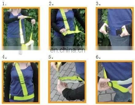 Adjustable Hi Visibility Reflective Belt, Durable, Weather Resistant and Military Style photo-2