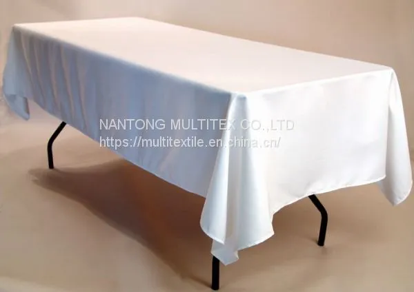 60x126 rectangular tablecloth polyester banquet tablecloth