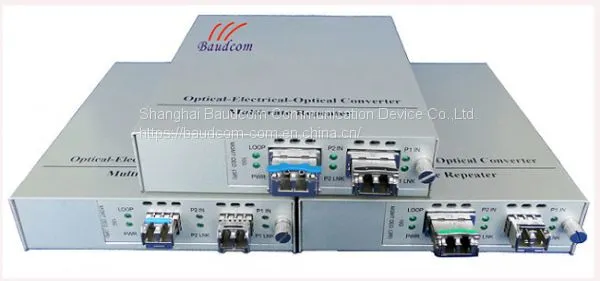 10G SFP+ to SFP+ Fiber Converter OEO 3R Repeater