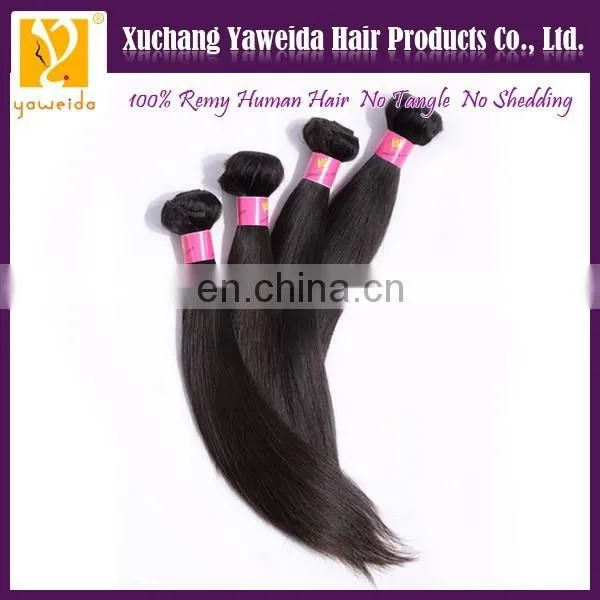 Xuchang Braiding Remy Hair Full Cuticle Silky Straight Natural Color Hair Weaving photo-2