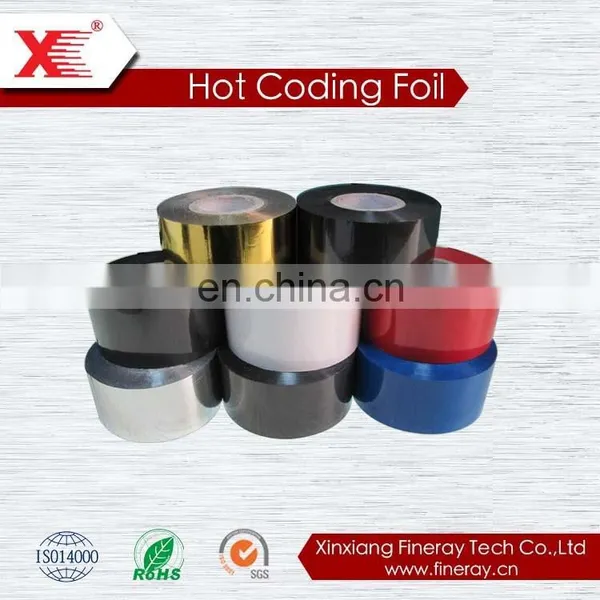 Xinxiang Fineray Gold Hot Coding Foil Production Date Printing Printed Ribbon photo-2