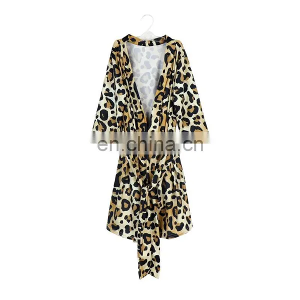 Lady Flower Bridesmaid Robe Bridal Dressing Gown Kimono Sleepwear photo-2