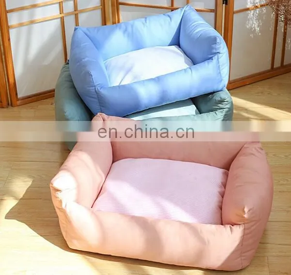 Hot Selling New Type Dog Bed Colorful Rectangle Pet Bed Wholesale Pet Sofa photo-6