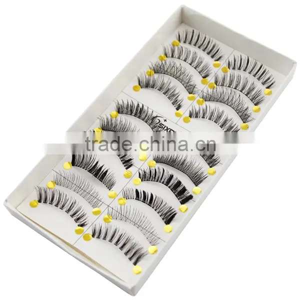 100% Humen Hair False Eyelashes Private Label False Eyelashes False Eyelashes Box photo-3