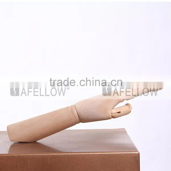 Glove Jewelry Display Flexible Wood Mannequin Hand for Sale photo-5