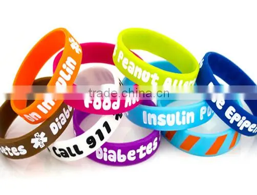 Hottest Selling Custom Silicone Bracelet Bangle Style Hand Bracelet photo-4