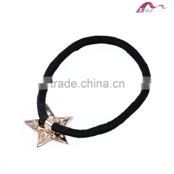 Lasted Fashion Yiwu Lovely Twinkle Star Decorative Crystal Elastic Hair Band For Girls Hair Rubber Rope Ornaments photo-3