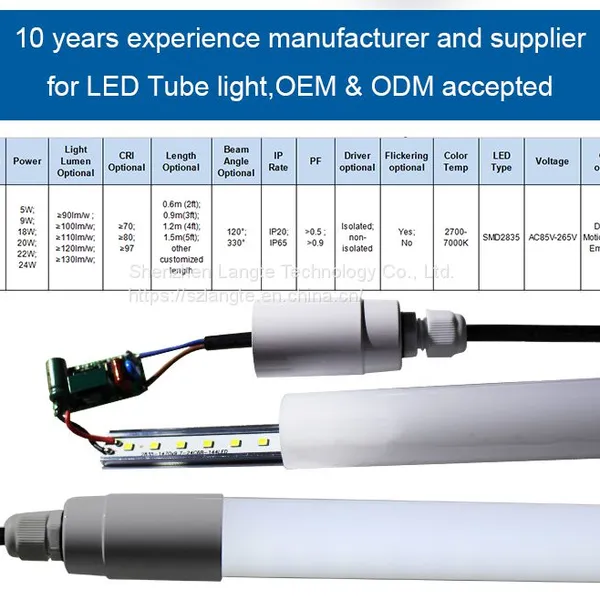 Ip65 Factory Wholesales 900mm 3ft t8 Waterproof Led Tube photo-3