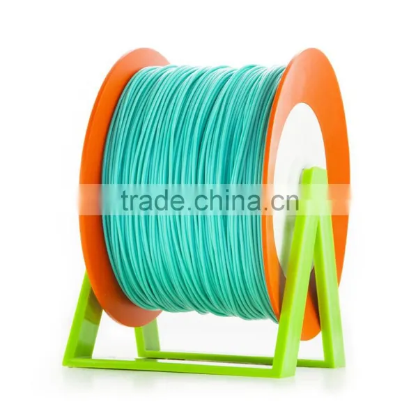 Pla 3d Printer Material Teal Filament With the New Spool Convertible Into a Coat Hanger. Spool Holder Included. photo-2