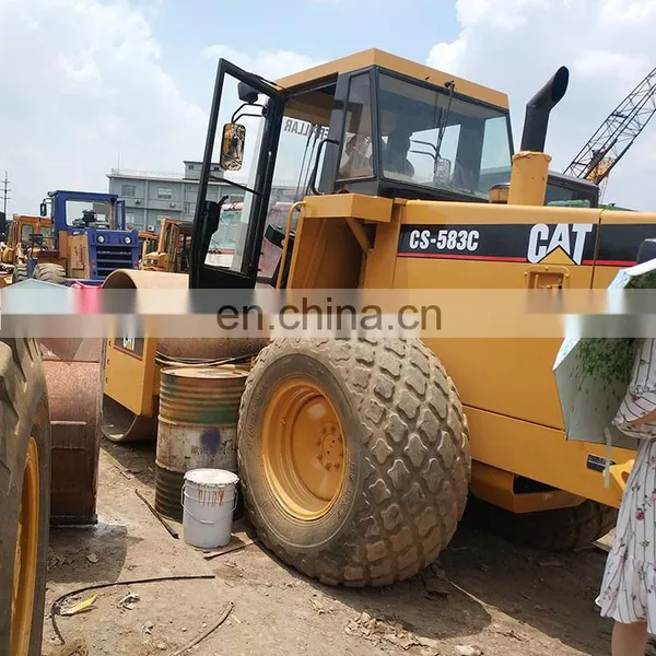 Used Caterpillar CS583C Road Roller on Sale in Shanghai photo-2