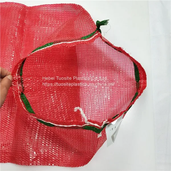 Drawstring Mesh Bag/ PP Plastic Tubular Mesh Net Packing Bags For Vegetable Fruit Packing photo-4