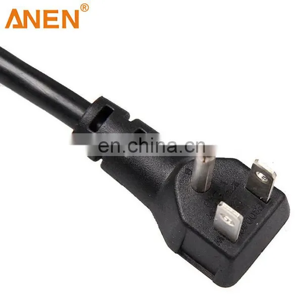 USA Power Plug DJ007E 2 Pole 3 Wire Grounded Angle Plug NEMA 5-15 AC Power Cords Plug photo-2