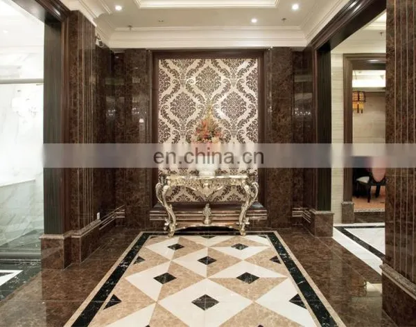 Spanish Marble Slabs Dark Emperador Marble photo-5