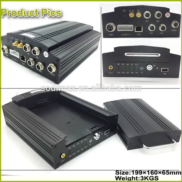 Face Detection GPS Beidou Wireless School Bus Truck Vehicle 4G Mobile DVR photo-4