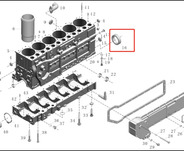 Original Bus Accessories ZK147H Oil Seal Rear Crankshaft 1005-00686 Crankshaft Rear Oil Seal for Sale photo-6