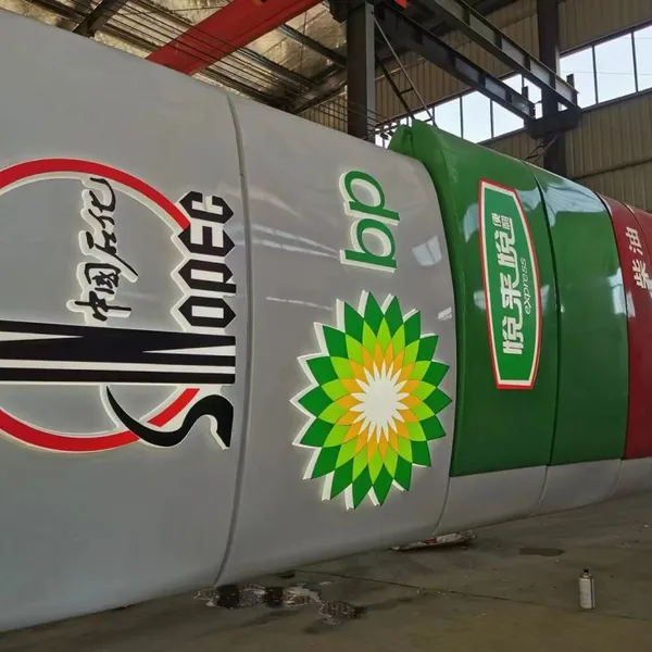 Gas Station Advertising Light Signs, Brand Poles, Can be Customized in Size photo-3