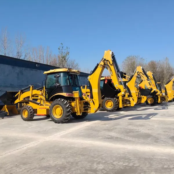 Luxury 420F, Folks! The Backhoe Loader is Equipped With an Optional 4-in-1 Bucket and Hydraulic Breaker - Produced by Shandong Luzhuang. photo-3