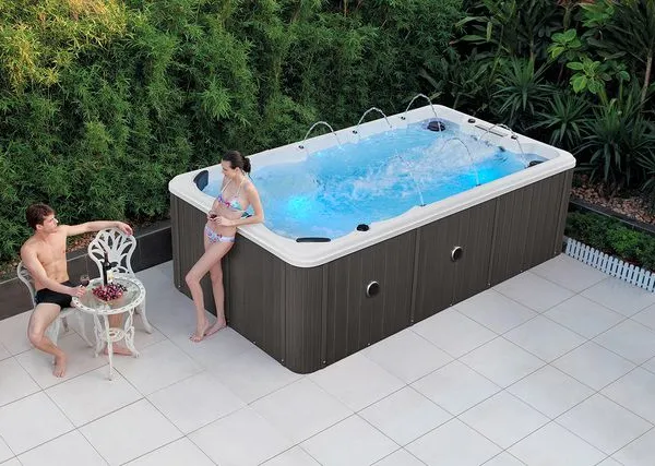 High quality traditional design garden acrylic vortex mini swimming pool intelligent control system