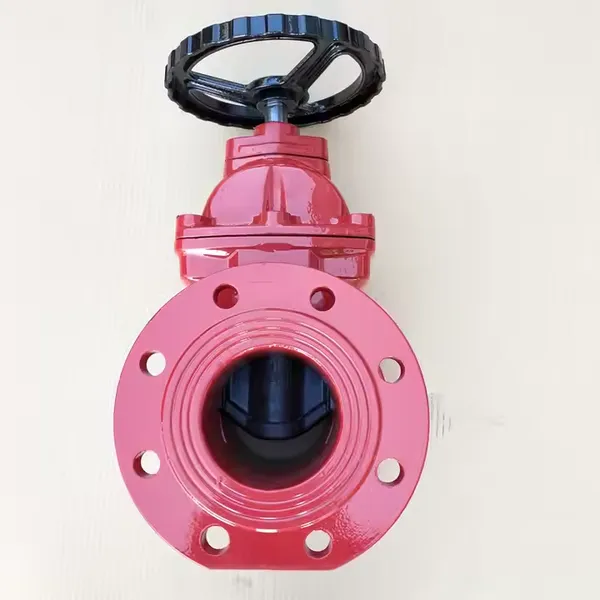 ANSI Fire Water Flange DarkWedge Signal Gate Valve Groove Soft Seal Cast Iron Fire Signal Valve photo-3