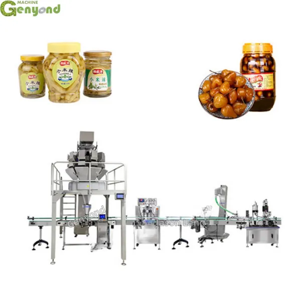 Shanghai Genyond Automatic Glass Bottle Filling Packaging Machine for Pickled Cabbage photo-3