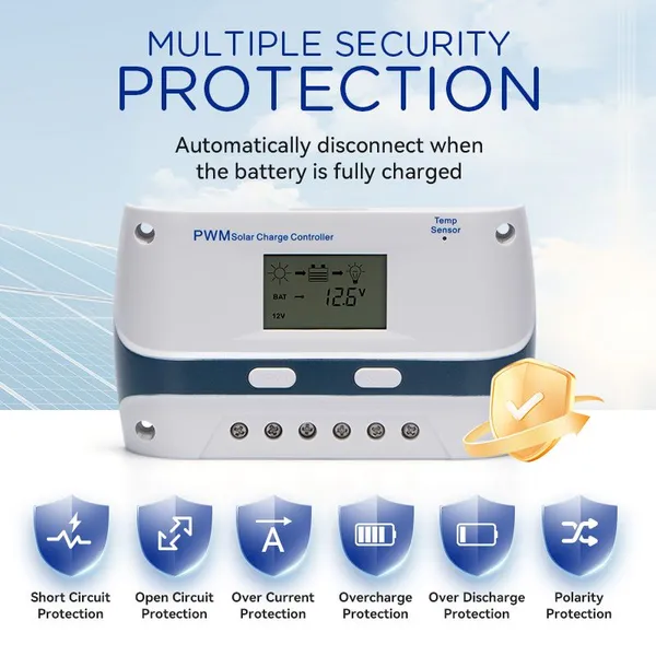 High Efficient PWM Charging Solar Panel Charge Controller Local Market Strategy Controller Manufacturers photo-4