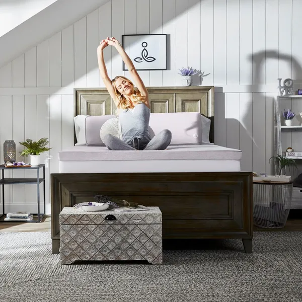 Lavender Memory Foam Mattress Topper photo-2