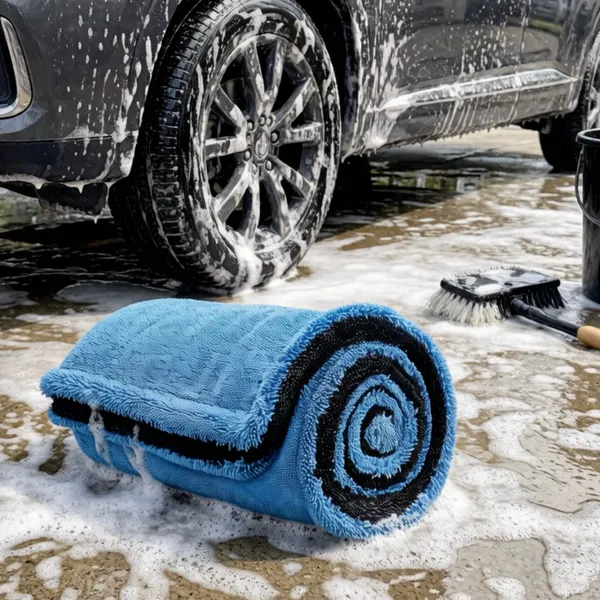 Heavy Duty Twisted Loop Microfiber Towels for Auto Washing and Drying