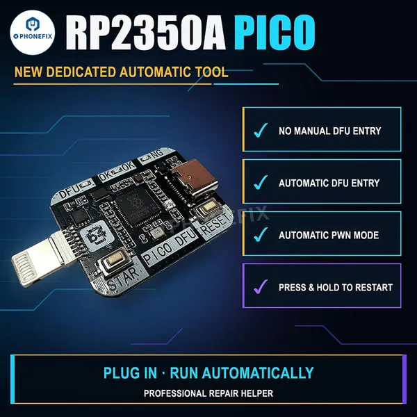B4 PICO RP2350A Pwned DFU Tool for IOS A12 and A13