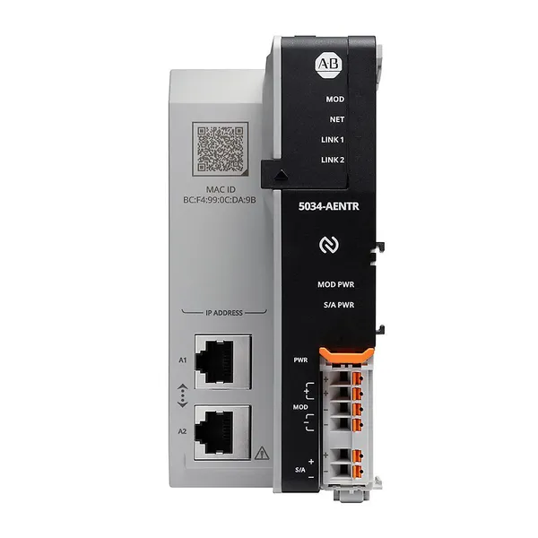 Allen-Bradley 5034-AENTR EtherNet/IP Adapter Module PointMax I/O Communication Module for Industrial Automation Control System