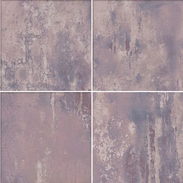 Blue 198x198mm Matte Porcelain Tile for Hotel Bathrooms & Spa-Style Interiors | Pressed Edge, Non-Rectified, 10 Faces